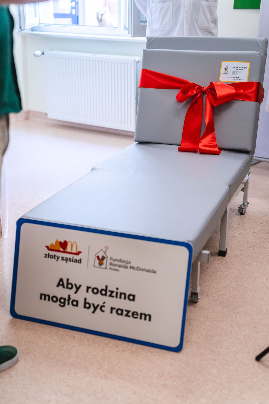 Zamiast krzesła – wygoda. Łóżka dla rodziców już na oddziale