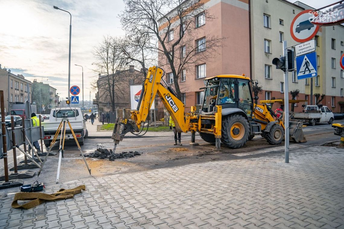 Zamkną fragment ul. Waryńskiego Zamkną fragment ul. Waryńskiego
