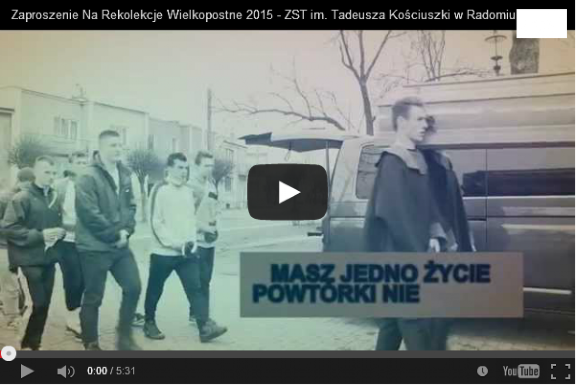 Zaproszenie na rekolekcje wielce oryginalne! Zaproszenie na rekolekcje wielce oryginalne!