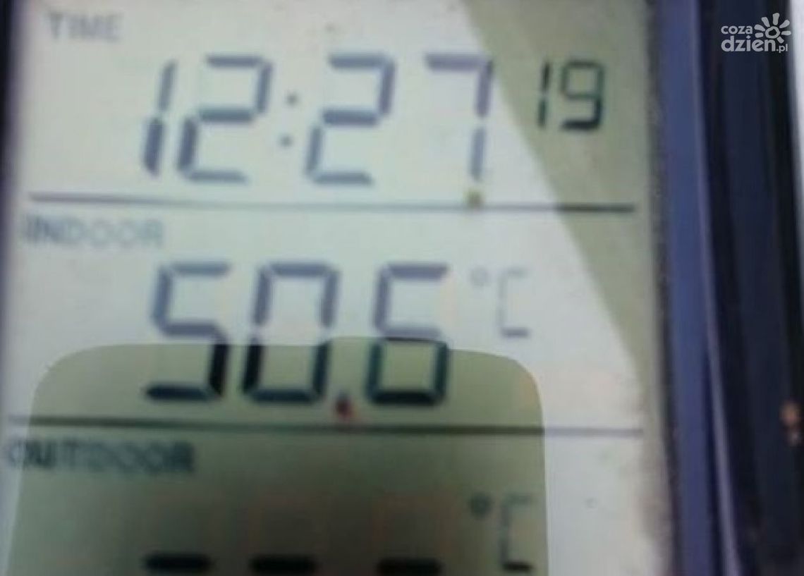 Żar z nieba! Termometry szalały!