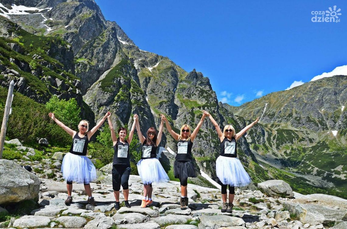 Zatańczyły zumbę pod Rysami