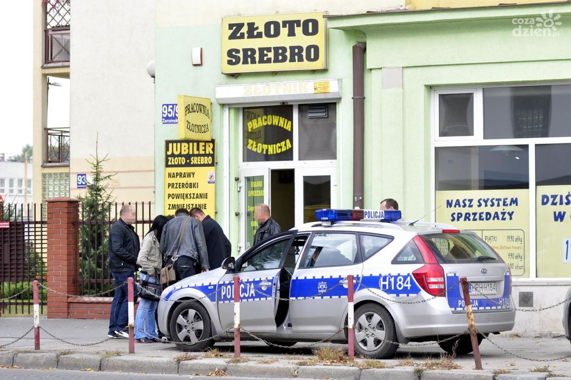 Zatrzymano podejrzanych o napad na jubilera Zatrzymano podejrzanych o napad na jubilera