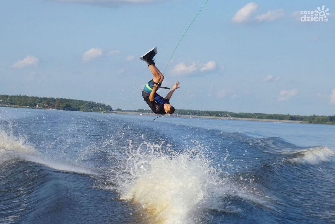 Zawody wakeboardowe nad Zalewem Domaniowskim
