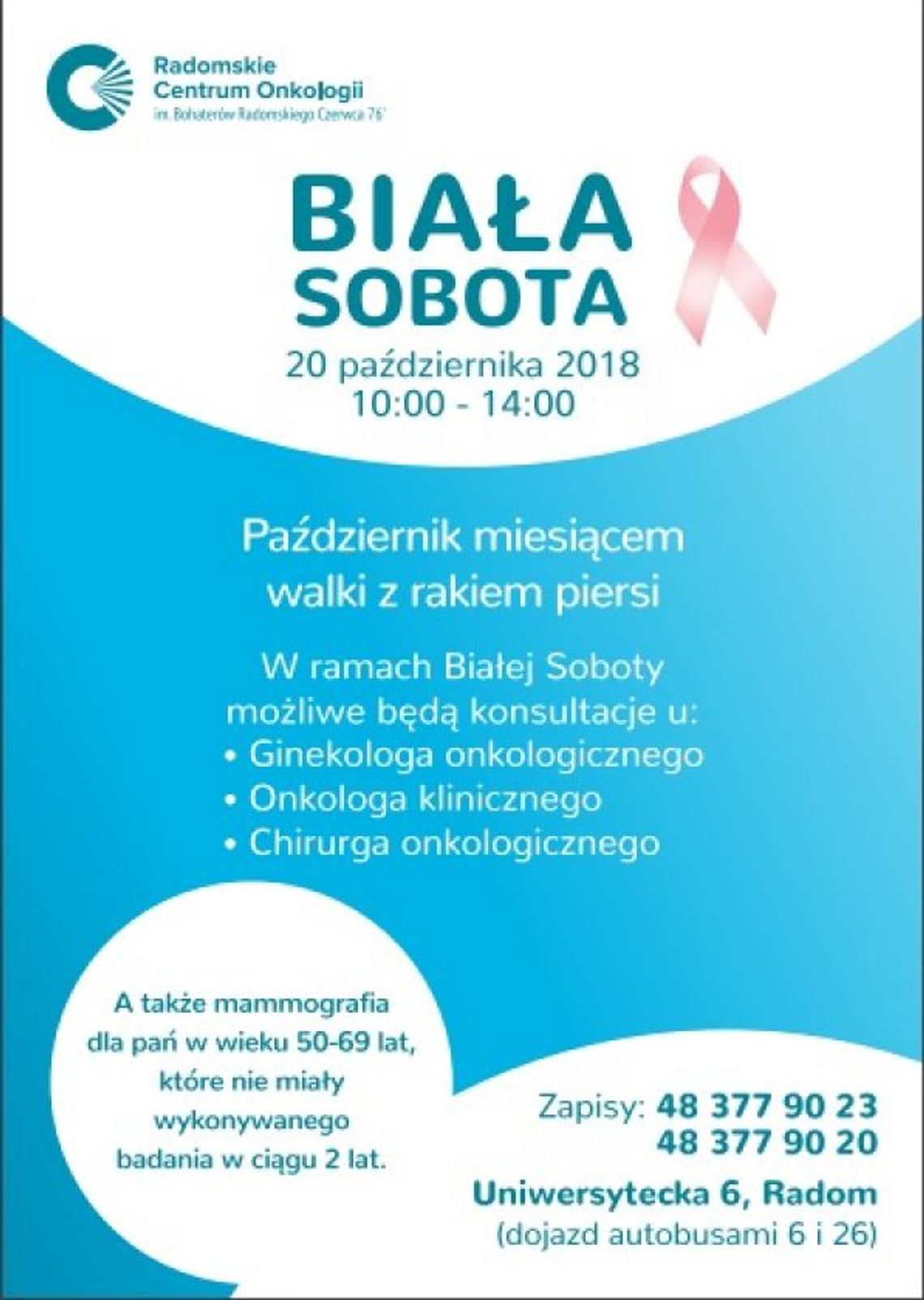 Zbadaj bezpłatnie swoje piersi