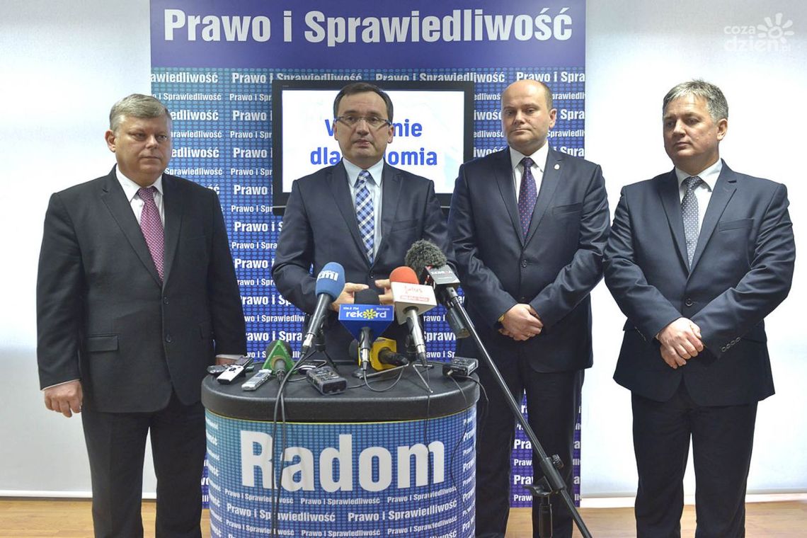 Zbigniew Ziobro popiera Andrzeja Kosztowniaka Zbigniew Ziobro popiera Andrzeja Kosztowniaka