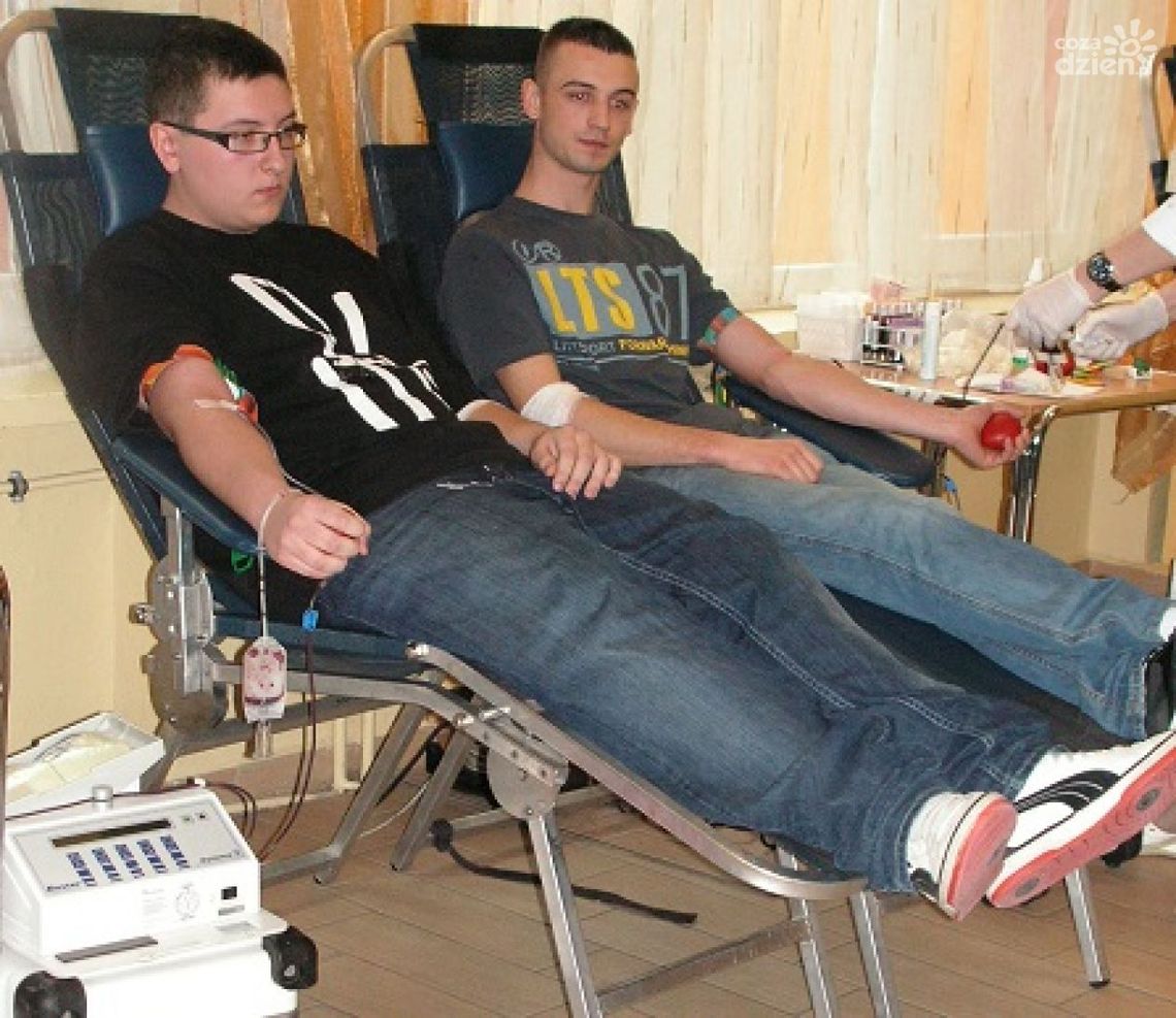 Zbiórka krwi w "Staszicu"
