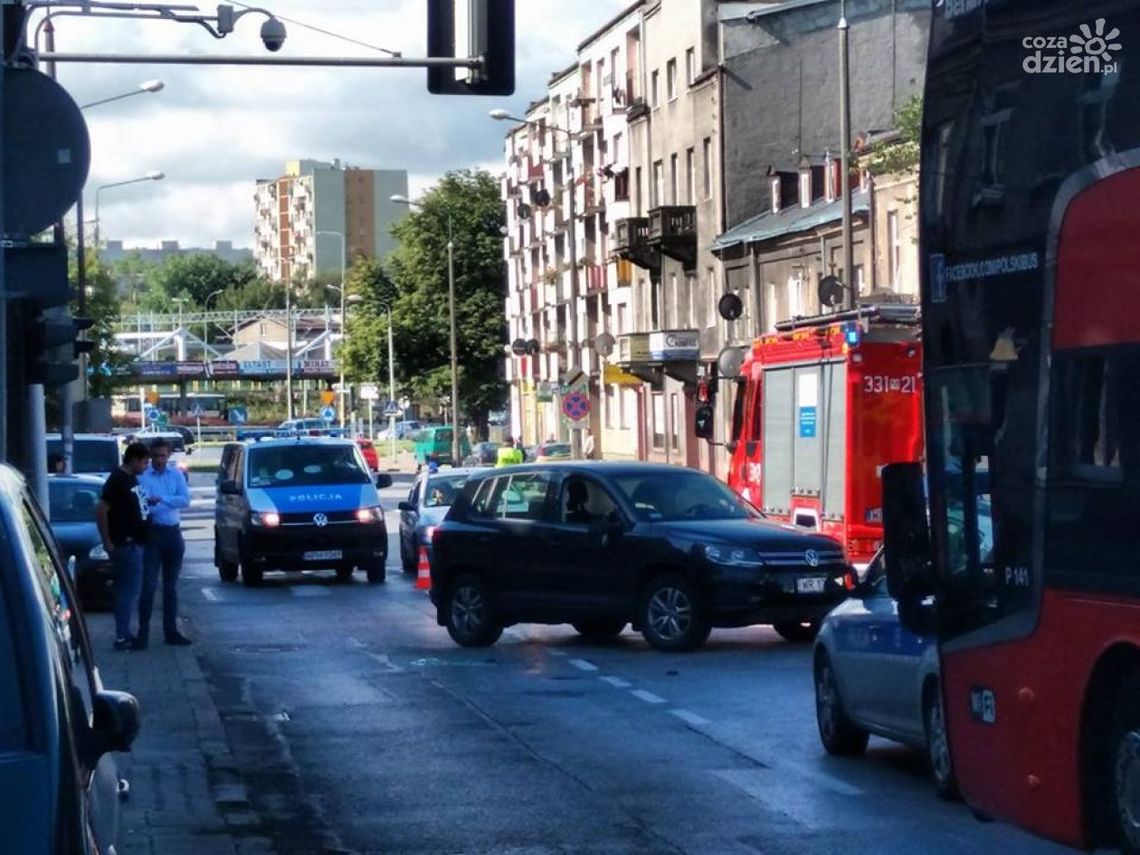 Zderzenie na ul. 25 Czerwca. Utrudnienia