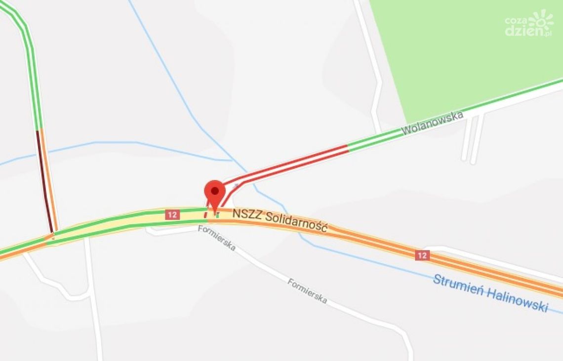 Zderzenie na ul. Wolanowskiej. Utrudnienia w ruchu