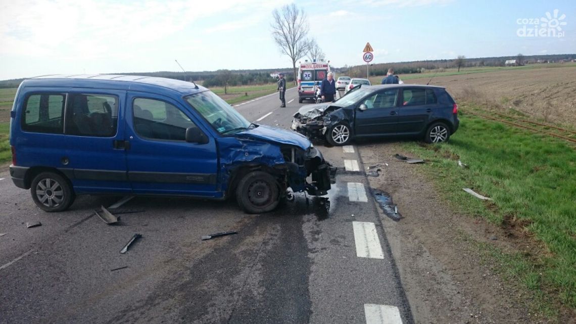 Zderzenie pojazdów na krajowej 9