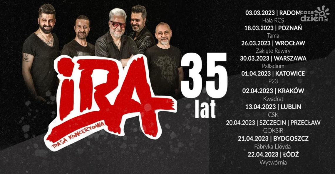 Zespół IRA swoje 35-lecie będzie świętował w Radomiu! 