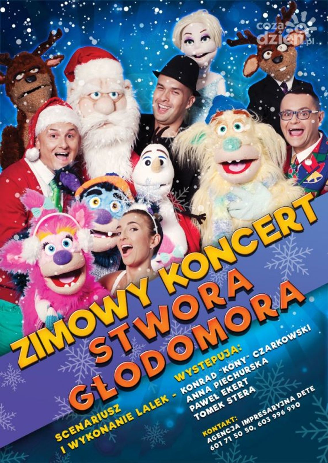 Zimowy koncert Stwora Głodomora w sali Radomskiej Orkiestry Kameralnej