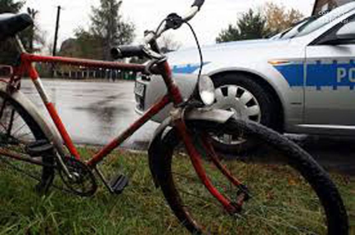 Złodziej rowerów w rękach policji