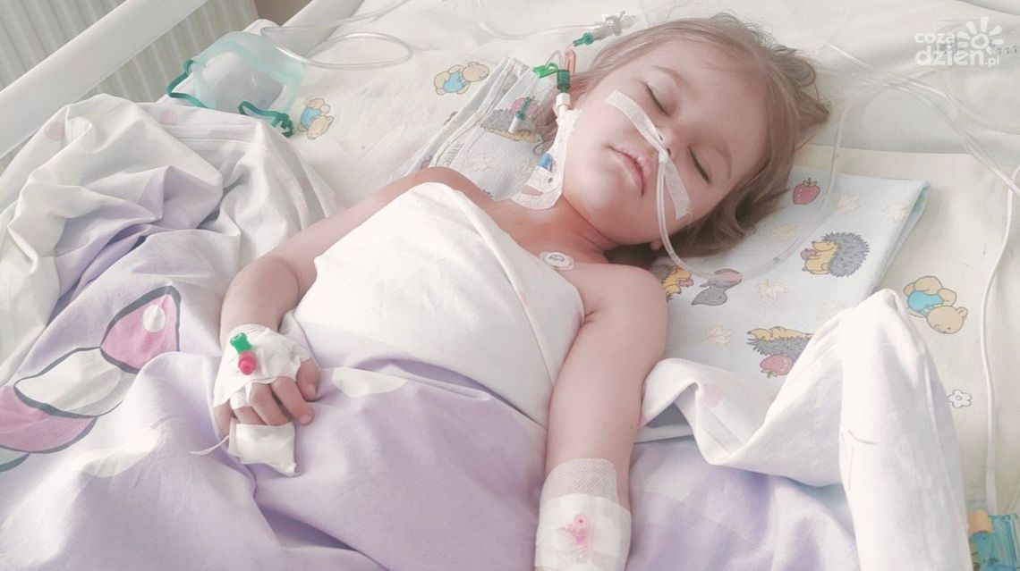 Złośliwy nowotwór u córki strażaka ze Zwolenia. Potrzebna pomoc