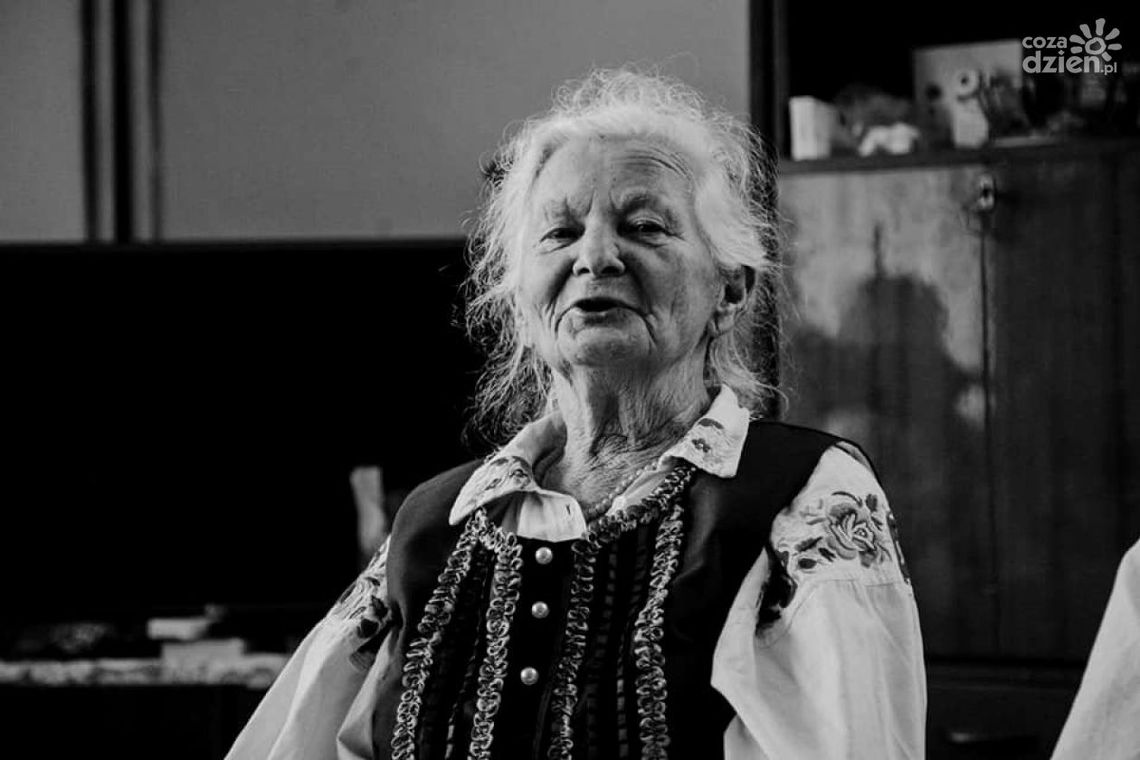 Zmarła Danuta Gawęda, śpiewaczka ludowa z Wysokiej