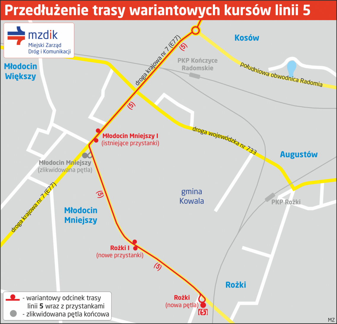 ZMIANY W KOMUNIKACJI MIEJSKIEJ ZMIANY W KOMUNIKACJI MIEJSKIEJ