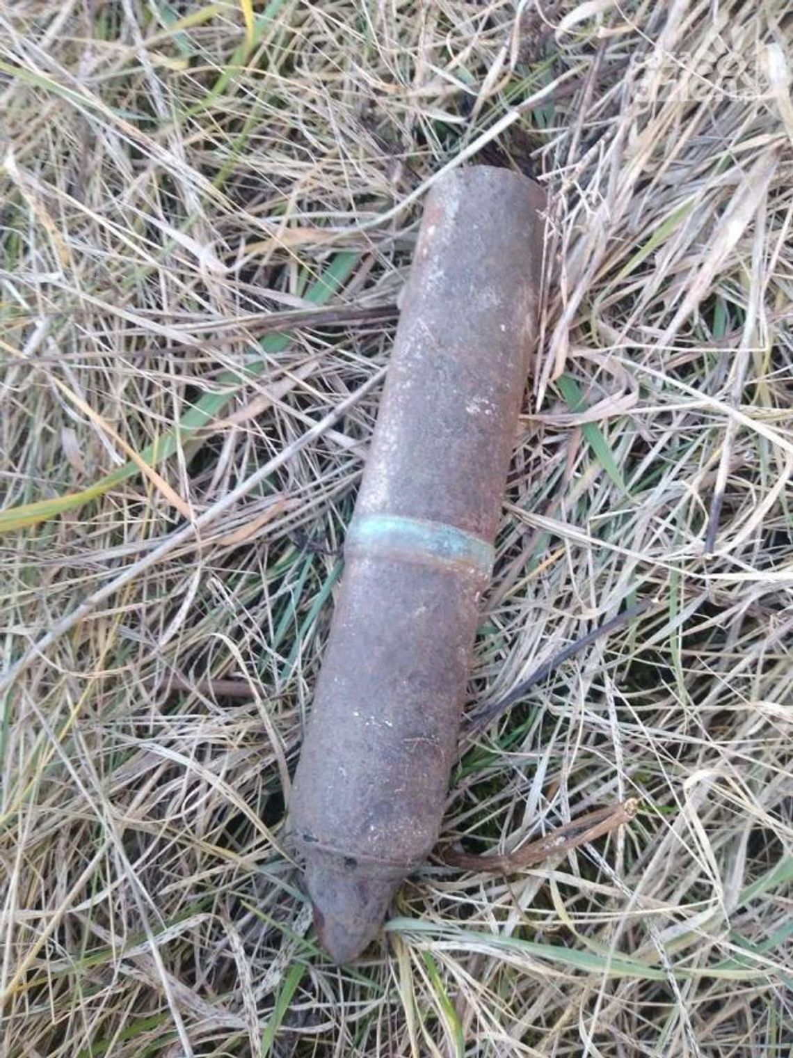 Znalazł niewybuch na własnym podwórku