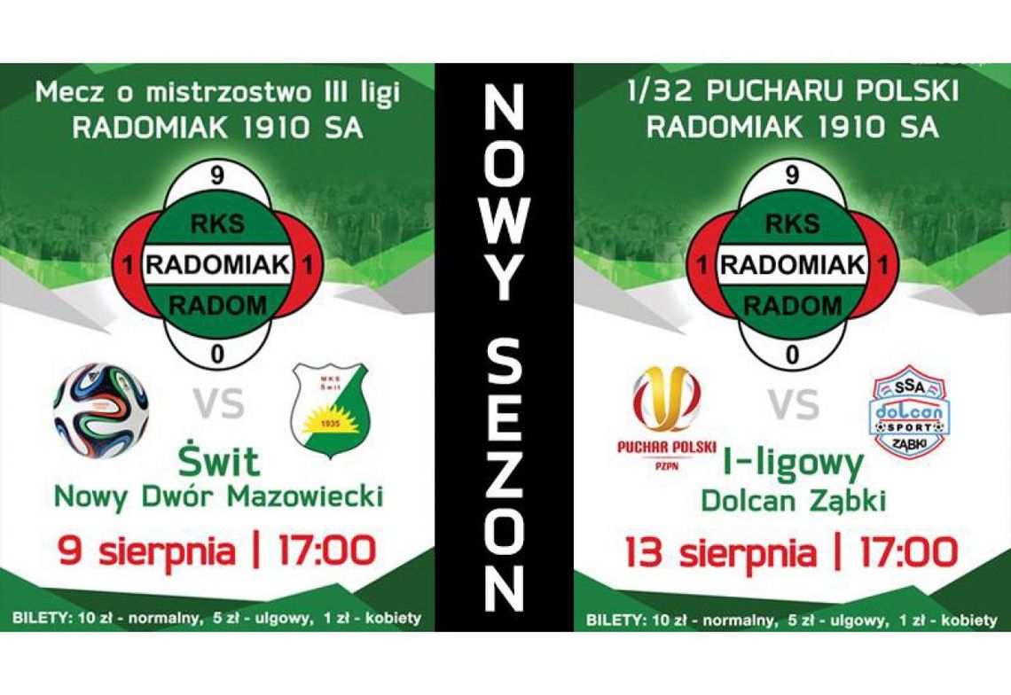 Znamy ceny biletów i karnetów na mecze Radomiaka