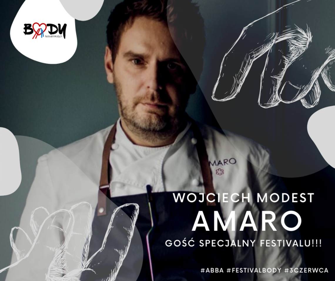 Znamy gościa specjalnego Festivalu BODY w Szydłowcu. To Wojciech Modest Amaro