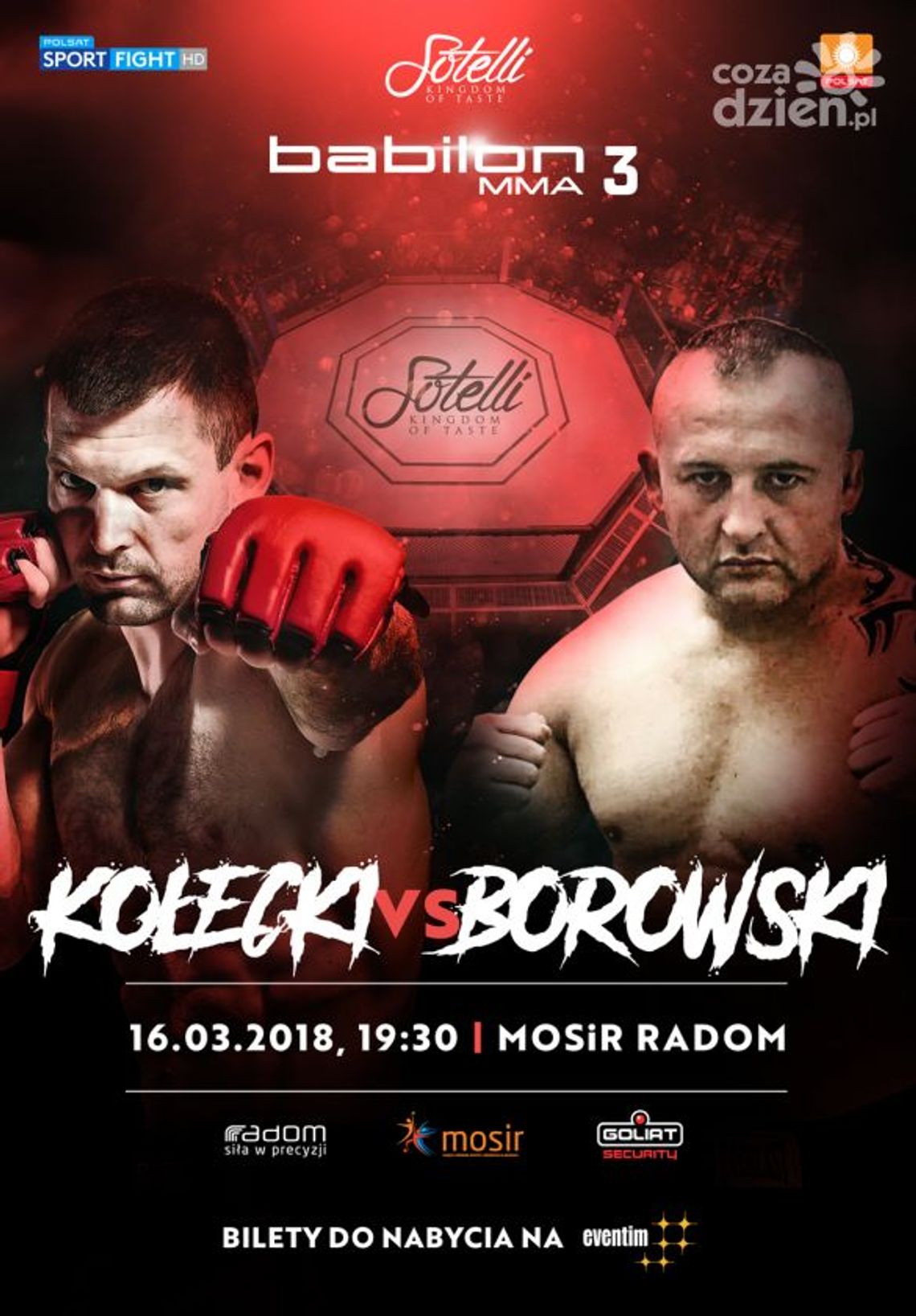 Znamy kolejnych uczestników gali MMA Znamy kolejnych uczestników gali MMA