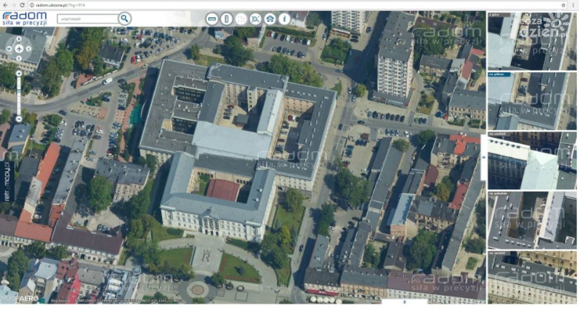 Zobacz Radom z lotu ptaka
Zobacz Radom z lotu ptaka