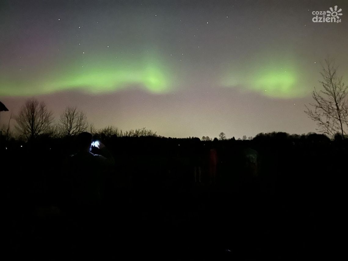 Zorza polarna nad Radomiem [zdjęcia Czytelników]