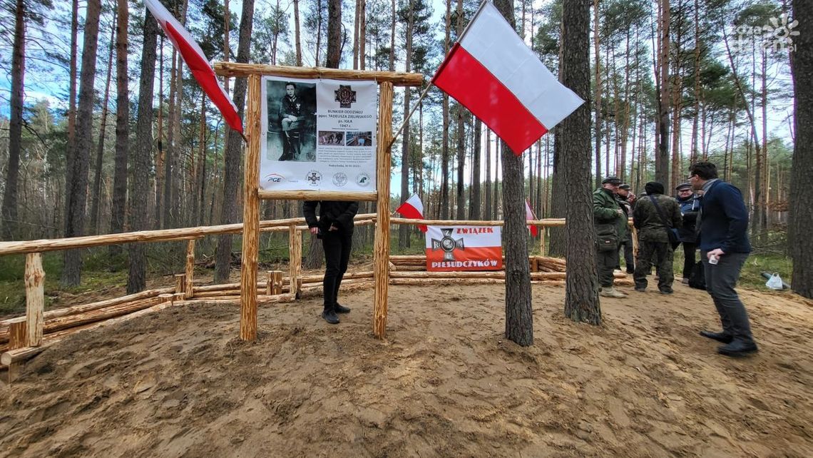 Zrekonstruowano bunkier z 1947 r. Zrekonstruowano bunkier z 1947 r.