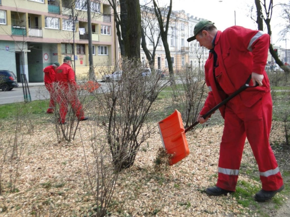 ZUK sprząta miasto na wiosnę