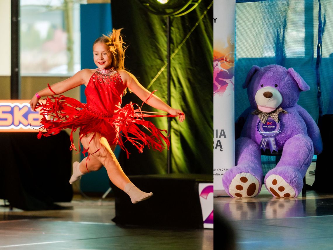 Zwoleń zamienił się w stolicę tańca! "Miś Andrzej" pojechał do Dęblina