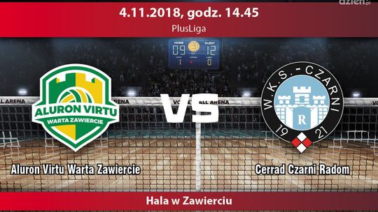 Aluron Virtu Warta Zawiercie - Cerrad Czarni Radom (relacja LIVE)