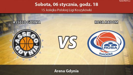 Asseco Gdynia - ROSA Radom 83:82 (zapis relacji LIVE)