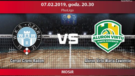 Cerrad Czarni Radom - Aluron Virtu Warta Zawiercie (relacja LIVE)