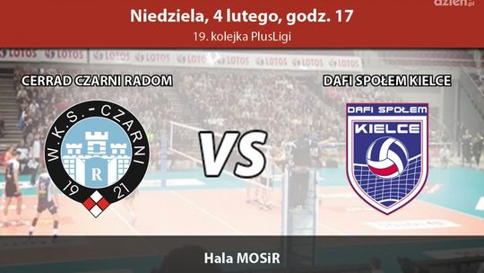 Cerrad Czarni Radom - Dafi Społem Kielce (relacja LIVE)