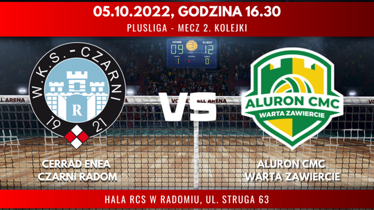 Cerrad Enea Czarni Radom - Aluron CMC Warta Zawiercie (relacja LIVE)