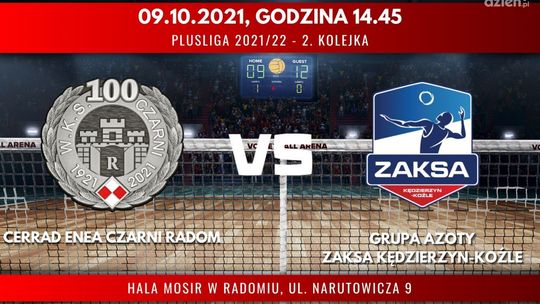 Cerrad Enea Czarni Radom - Grupa Azoty ZAKSA Kędzierzyn-Koźle (relacja LIVE)