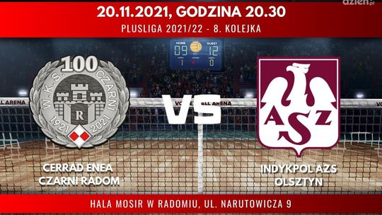 Cerrad Enea Czarni Radom - Indykpol AZS Olsztyn (relacja LIVE)