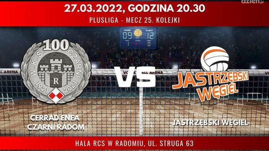 Cerrad Enea Czarni Radom - Jastrzębski Węgiel (relacja LIVE)