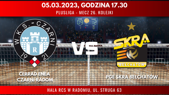 Cerrad Enea Czarni Radom - PGE Skra Bełchatów (relacja LIVE) 