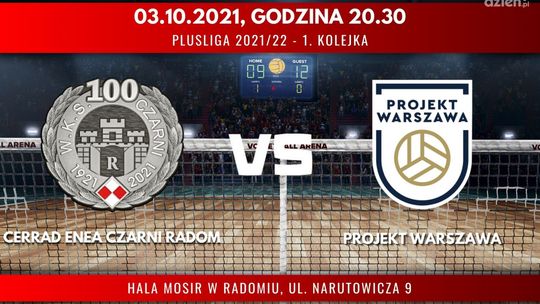 Cerrad Enea Czarni Radom - Projekt Warszawa (relacja LIVE)