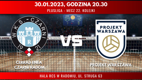 Cerrad Enea Czarni Radom - Projekt Warszawa (relacja LIVE)