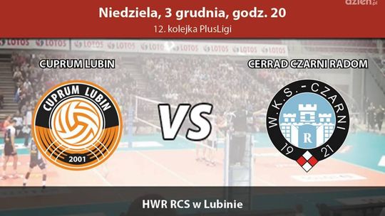 Cuprum Lubin - Cerrad Czarni Radom 2:3 (zapis relacji LIVE)