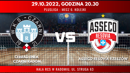 Czarni Radom - Asseco Resovia Rzeszów (relacja LIVE)