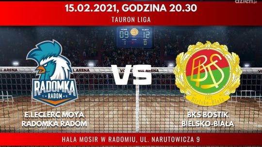 E.Leclerc Moya Radomka Radom - BKS Bostik Bielsko-Biała (relacja LIVE)