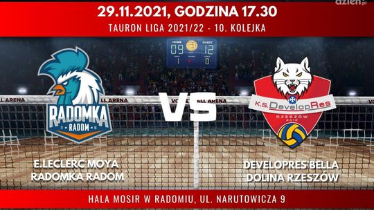 E.Leclerc Moya Radomka Radom - Developres Bella Dolina Rzeszów (relacja LIVE)