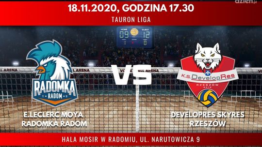 E.Leclerc Moya Radomka Radom - Developres SkyRes Rzeszów (relacja LIVE)