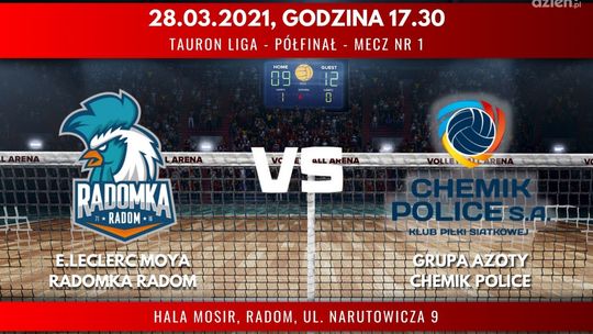 E.Leclerc Moya Radomka Radom - Grupa Azoty Chemik Police (relacja LIVE)