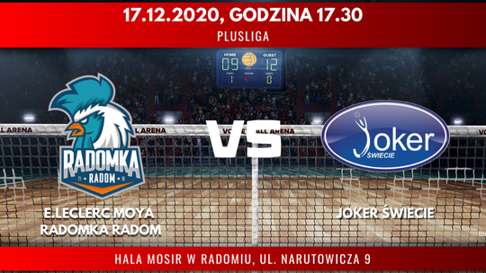 E.Leclerc Moya Radomka Radom - Joker Świecie (relacja LIVE)