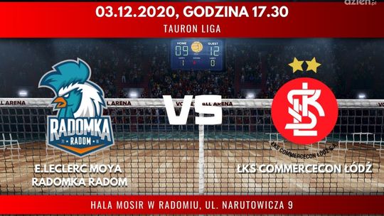 E.Leclerc Moya Radomka Radom - ŁKS Commercecon Łódź (relacja LIVE)