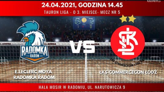 E.Leclerc Moya Radomka Radom - ŁKS Commercecon Łódź (relacja LIVE)
