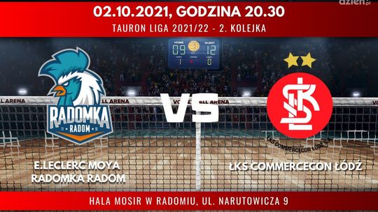 E.Leclerc Moya Radomka Radom - ŁKS Commercecon Łódź (relacja LIVE)
