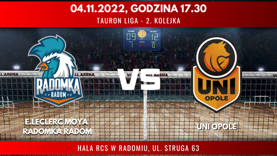E.Leclerc Moya Radomka Radom - Uni Opole (relacja LIVE)